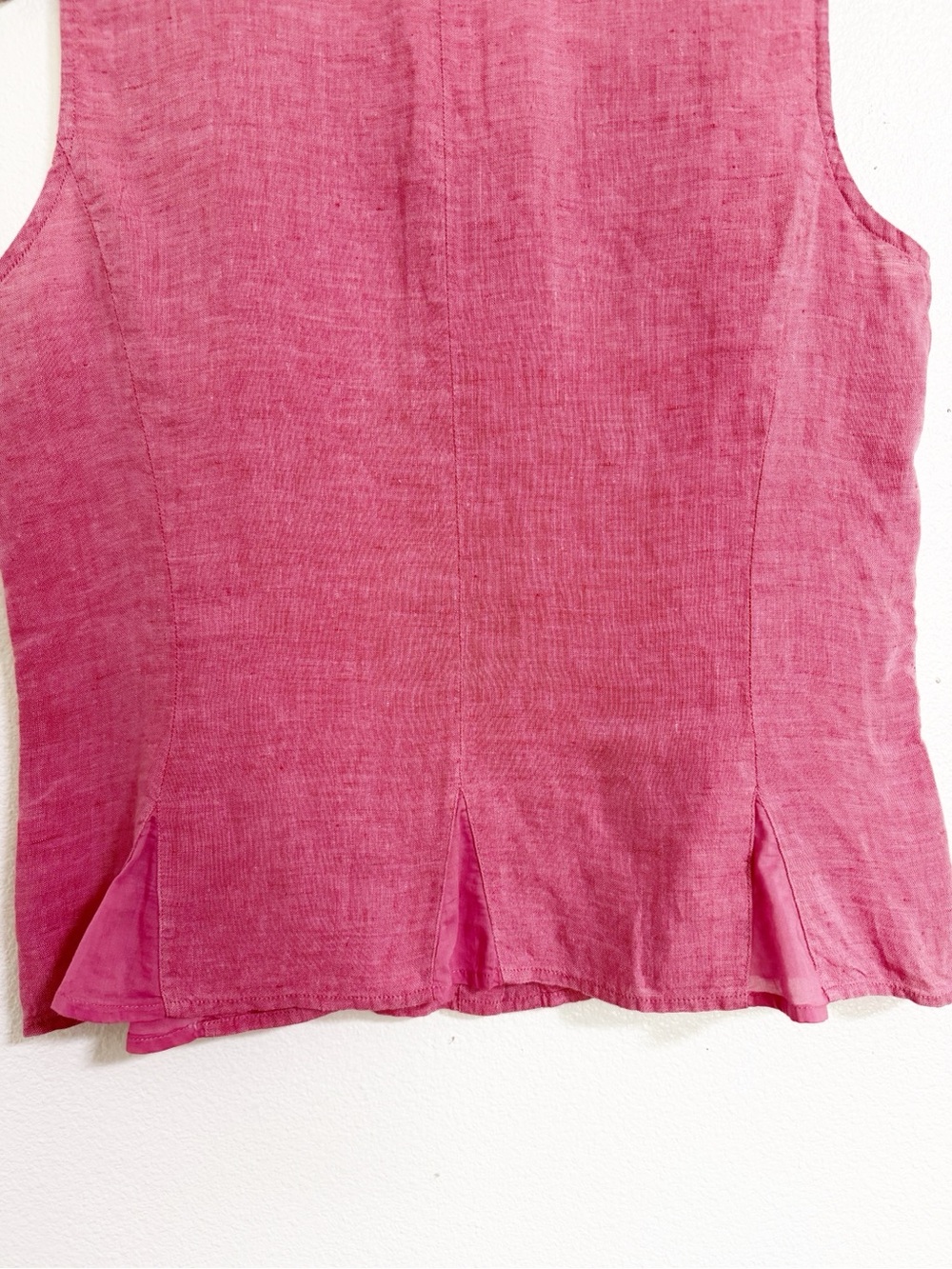 J. Jill Linen Pleated Hem Tank - Picture 7 of 9